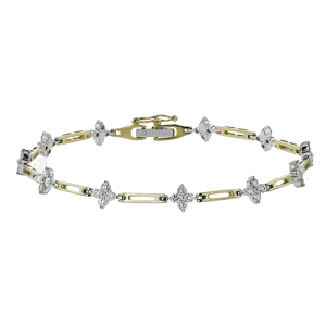 ZB876-Y Bracelet in 14k Gold with Diamonds